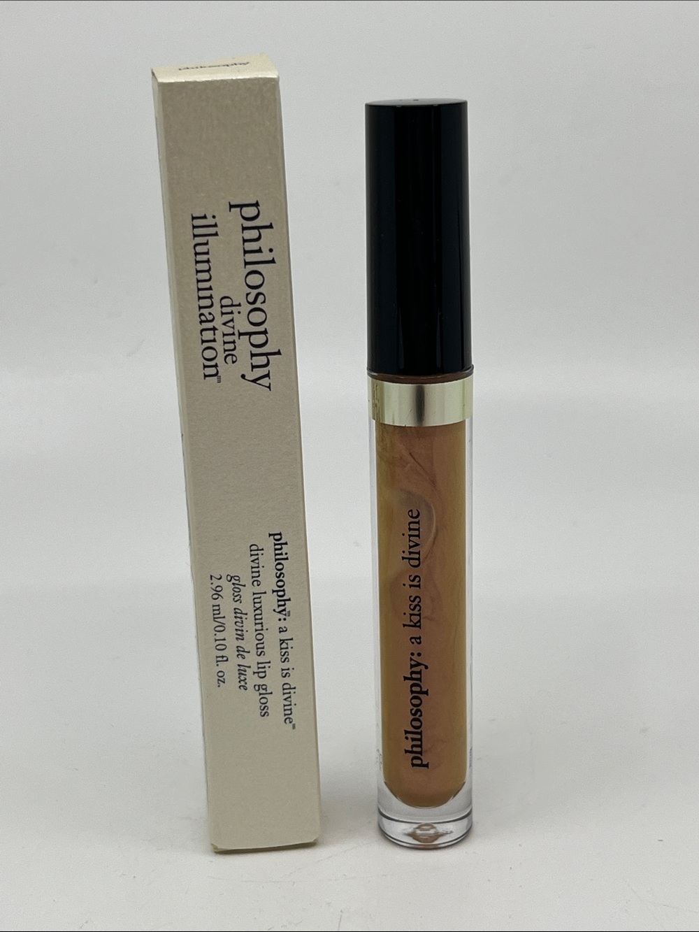 Philosophy Divine Illuminator Lip Gloss - Divine Kiss - 0.10 Oz. Full Size